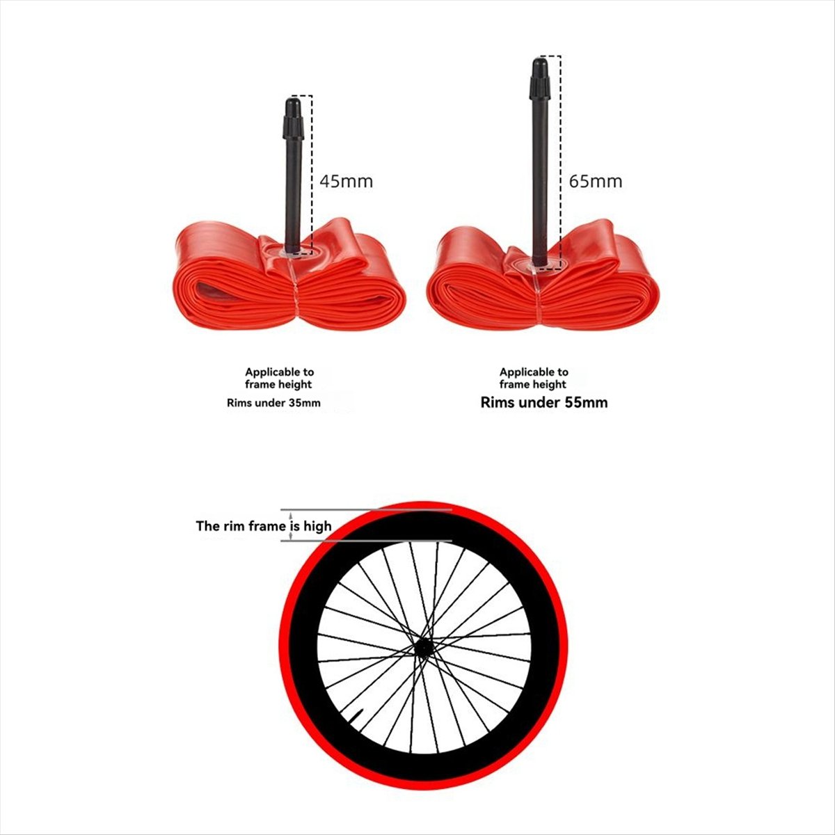 Road Bike Tire - Внутренняя камера T34C из ТПУ для